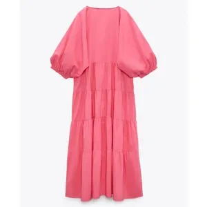 Lenina ♥ MELANIA puff sleeve dress /追跡付 AKYN Selena Off-White Dress | Liberty
